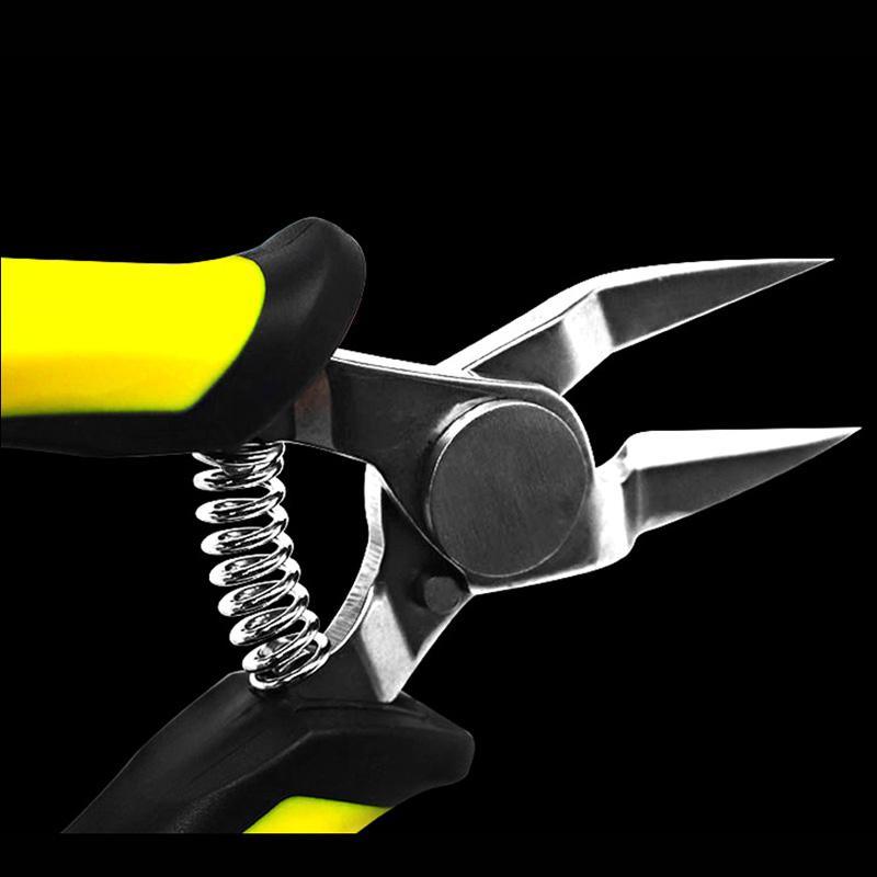 TS-140 5inch Mini Electrical Wire Cable Plier Cutter Cutting Side Snips Flush Nipper Wire Stripper Hand Tools Micro Shears - MRSLM