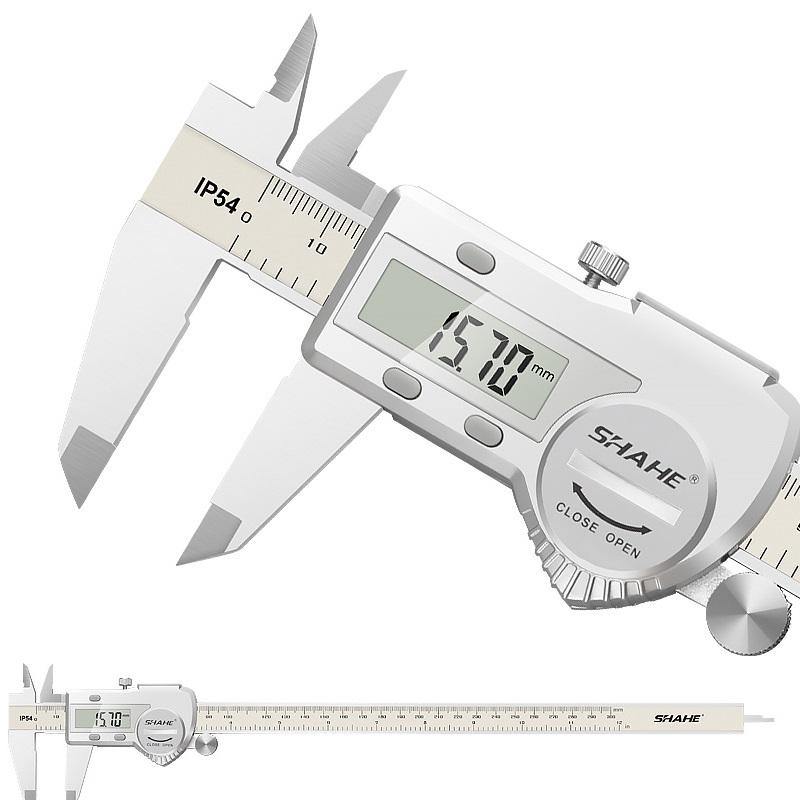 SHAHE 0-200/300mm Digital Caliper IP54 Waterproof Electronic Caliper USB Data Output Fution 0.01mm Resolution mm/inch - MRSLM