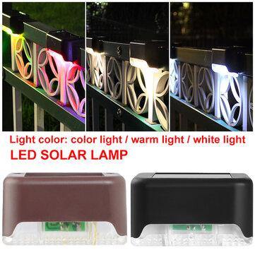 Solar Powered LED Path Landscape Mount Outdoor Garden Stair Fence Lamp - MRSLM