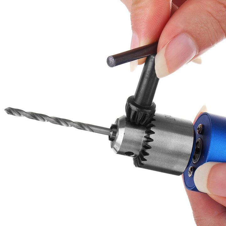Mini Electric Hand Drill Grinding Polishing Tool with DIY 385 Ball Bearing Motor Clamping 0.3-4mm - MRSLM