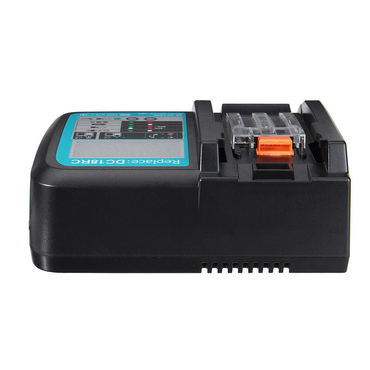 DC18RC Fast Lithium-Ion USB Battery Charger LED Display BL1830 BL1840 BL1850 For 14.4V 18V Makita Battery - MRSLM