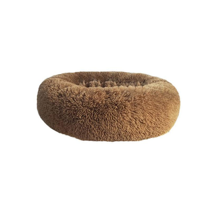 40-100cm Pet Supplies Kennel Round Plush Pet Nest Padded Soft Warm For Cat Bed Mat Pad - MRSLM