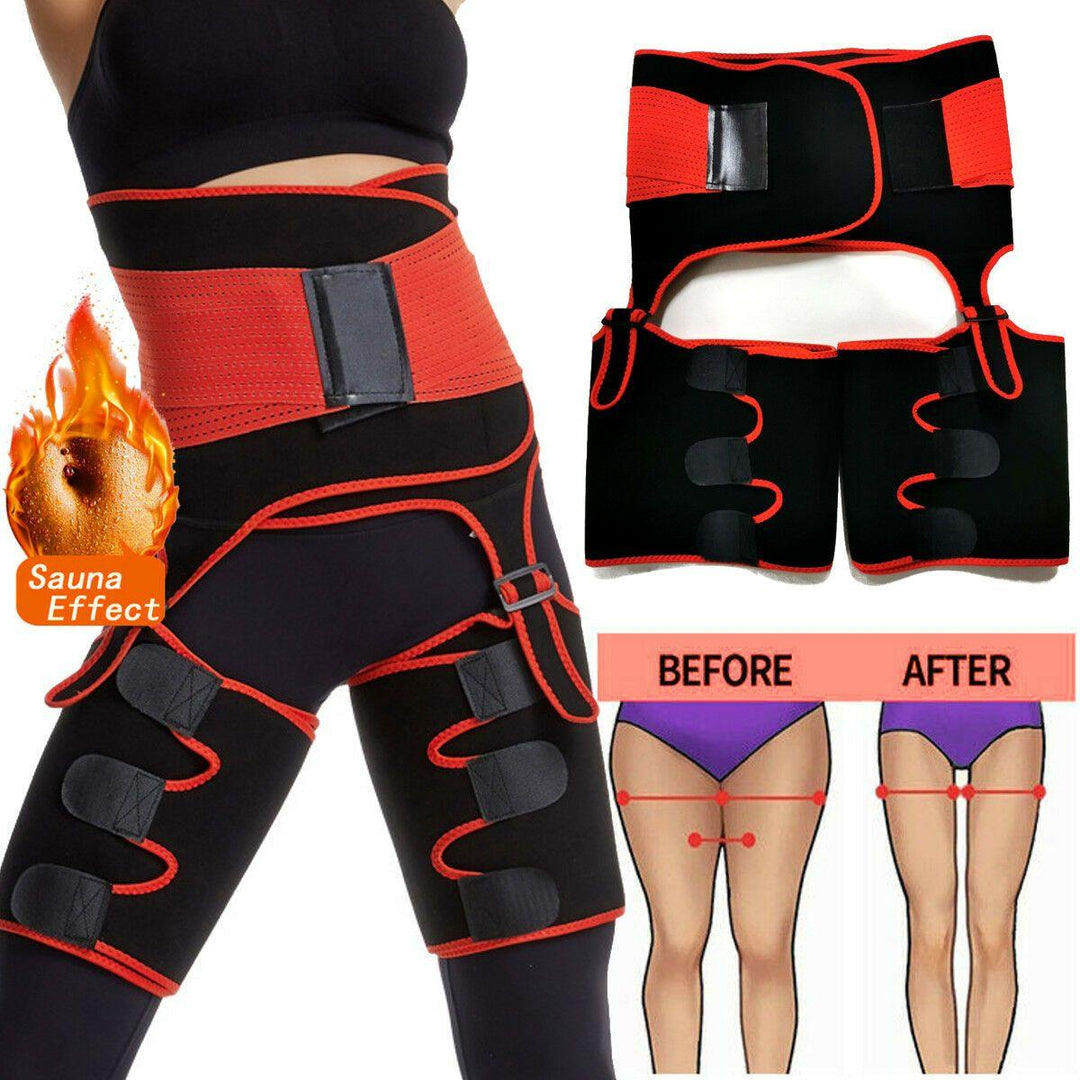 Sauna Neoprene Support Belt Legs Shaper For Sport Running Fitness Slimmer Reduce - MRSLM