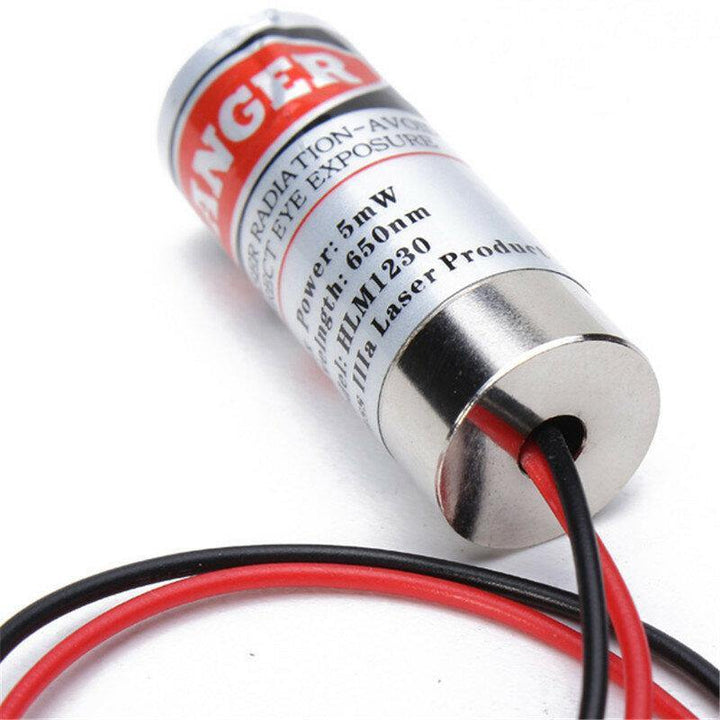 5mW 650nm Focusable Red Dot/Cross/Line Laser Diode Module - MRSLM