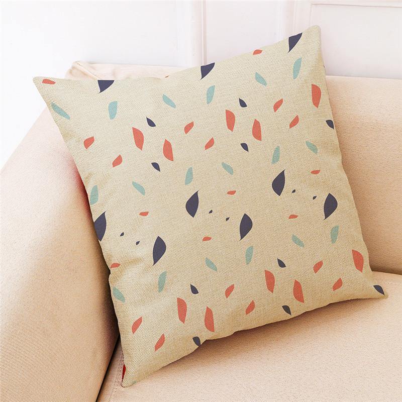 Linen Pillowcase Square Sofa Car Decoration Cushion Cover Pillow Case - MRSLM