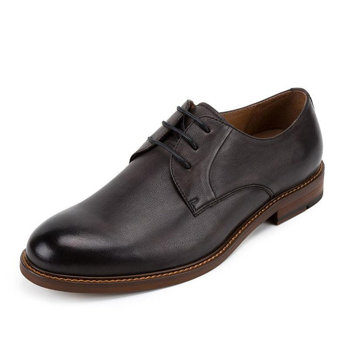 Lace-up Young Men's Leather Shoes - MRSLM