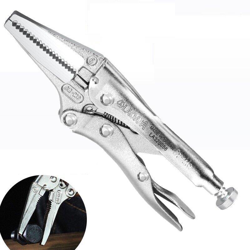 LAOA Power Locking Pliers Set Welding/Straight/ Needle Nose/ Flat Nose/ Sealing/ Oil Filter Locking Pliers - MRSLM