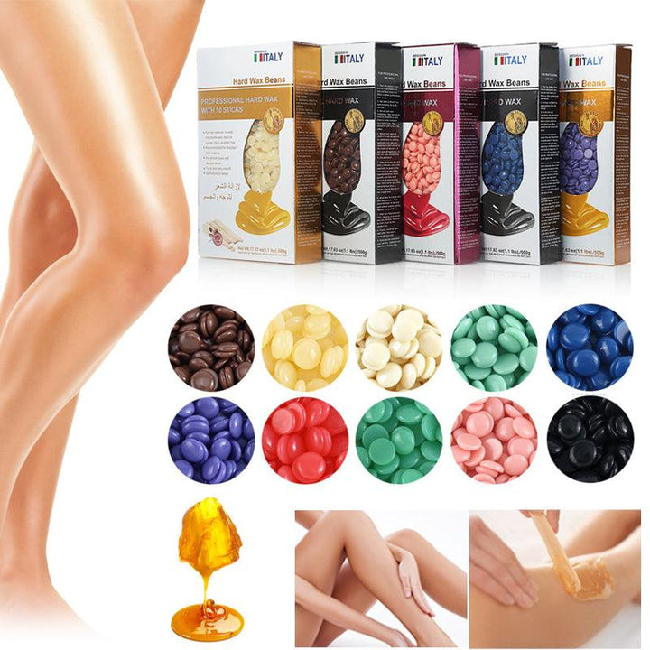 Hair Removal Hard Wax Bean for Wax Heater Machine Women Epilator Home Depilatory Kit - MRSLM