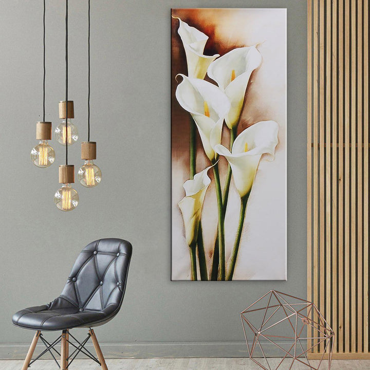 Three Size Canvas Decorative Painting Lily Hanging Painting no Frame Home Office Wall Creative GIfts Supplies - MRSLM