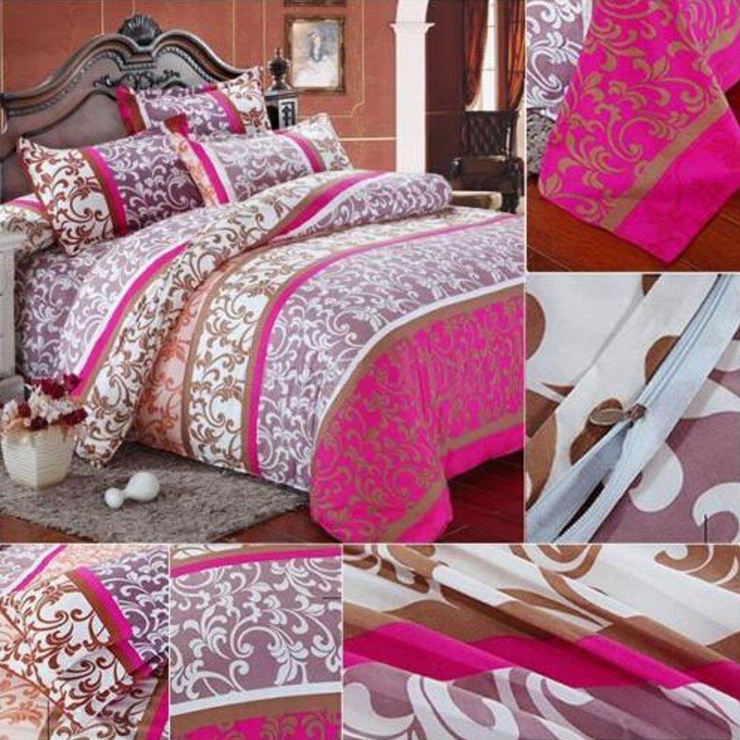 3 Or 4pcs Cotton Blend Mix Patterns Paint Printing Bedding Sets Twin Full Queen Size - MRSLM