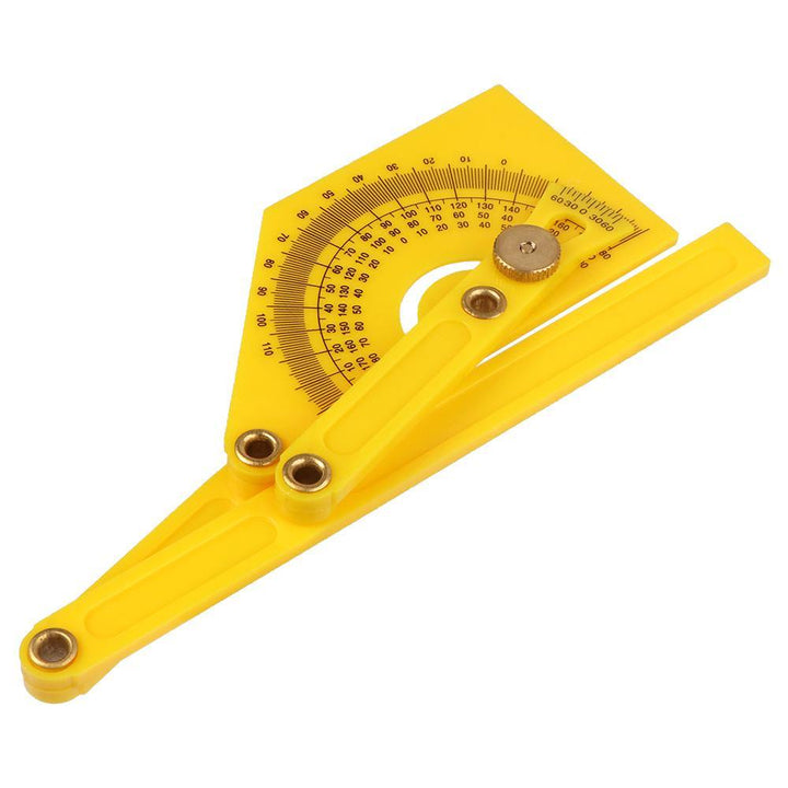 Goniometer Angle Finder Miter Gauge Arm Measuring Ruler Tool Plastic Protractor Hand Tools - MRSLM